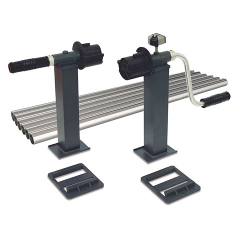 Base et tube rouleau solaire .